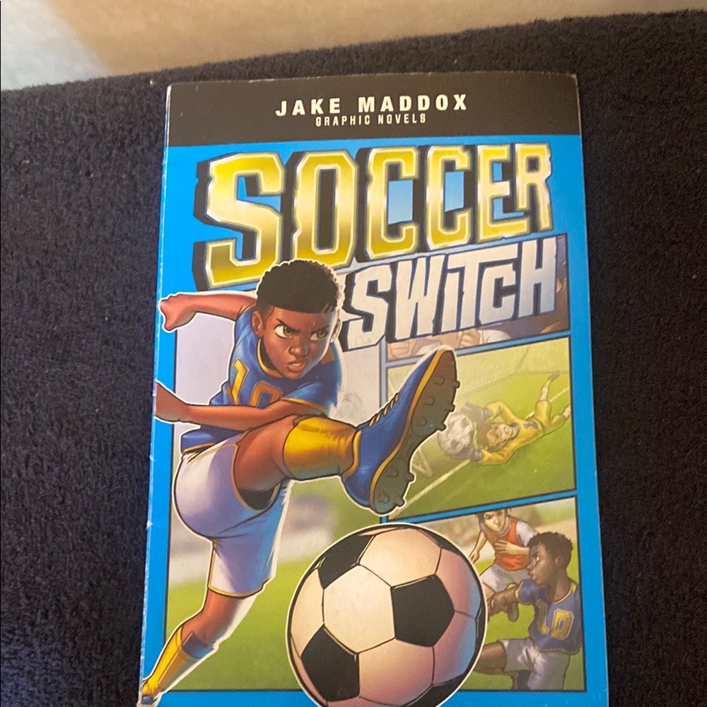 Soccer Switch Graphic Novel - Blue Cover